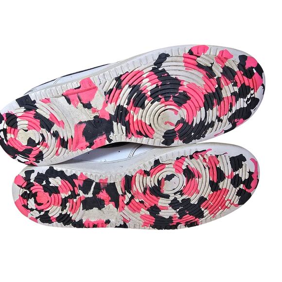 Women's Nike Court Vision Low White Hyper Pink Swooshfetti - Size 10 EU 42 - Picture 6 of 8